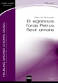 Et egressus foras Petrus flevit mare TTBB choral sheet music cover